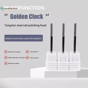 BeautifulHomeA 1 Chiếc Thép Vonfram Chuyên Nghiệp Mũi Khoan Móng Tay Tập Tin Gel Ba Lan Loại Bỏ Burr Cho Máy Điện Lớp Biểu Bì Sạch Dụng Cụ VN