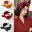 Hàng mới về❤❤❤ Phong Cách Hồng Kông Retro Đỏ Băng Đô Chấm Bi Băng Đô Nơ Phụ Kiện Tóc Phụ Kiện Mặt Nhỏ Giảm Tuổi Mũ Rửa Mặt Nữ [Giao Hàng Ngày 13 Tháng 7]