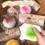Kawaii Hoạt Hình Trứng Tart Antistress Chân Đồ Chơi Fidget Bóp Đồ Chơi Mochi Giảm Căng Thẳng Fidget Đồ Chơi
