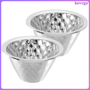 2 Chiếc Đèn Led Phản Quang Cốc Đèn Pin Đèn Pin Phản Quang Phụ Kiện Cho Hạt Led Chip Bóng Đèn Trong Nhà Sử Dụng Ngoài Trời Tập Trung Chùm Đi Bộ Đường Dài Cắm Trại Kevga