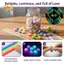CANAMEK 210 / 540 Cái Origami Luy Star Ruy Băng Màu Dải Giấy Gấp Bộ Luy Wish Ngôi Sao Trang Trí Chúc Ngôi Sao Cho Trẻ Em (Màu Ngẫu Nhiên) CSF
