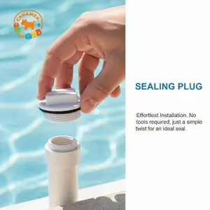Nút chặn thay thế bể bơi CANAMEK 1,5 Inch có ren chống rò rỉ chống đóng băng cho gia đình Bể bơi ngoài trời trong nhà CSF