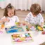 Trò chơi bảng phù hợp hình dạng QEARY, Đồ chơi bằng gỗ tương tác Montessori Câu đố 3D, Câu đố ghép hình nhận thức Những thách thức di động Tư duy logic Đồ chơi ghép hình động vật Huấn luyện tư duy