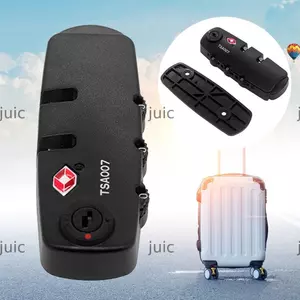 JUIC 3 Chữ Số Kết Hợp Khóa, Dụng Cụ An Ninh Tủ Khóa Mật Khẩu Hải Quan, Thiết Thực TSA Túi Khóa Vali Hành Lý Mã Hóa Khóa Phụ Kiện Hành Lý