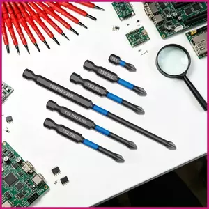 Bộ tuốc nơ vít 6 mảnh Hợp kim từ tính chính xác bằng thép hợp kim từ tính Công cụ kết hợp mũi khoan cho shopidaevn