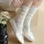 JULYHOT 1 Cặp Nữ Mỏng Rỗng Ra Dài Rời Sos Nhật Bản JK Gothic Cô Gái Ngọt Ngào Thoáng Khí Cotton Mềm Mại Cho Tất Cả Các Mùa Cosplay Massivedeals