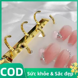 Trong Kho Nail Art Lưu Trữ Cuốn Sách Bảng Hiển Thị DIY Album Làm Móng Tay Collector Với 60 Để 100 Nhân Vật Cá Tuyết