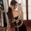 Áo Vest cổ chữ u kiểu Mỹ Bộ áo ngắn hai mảnh dành cho nữ mùa hè Áo thun ngắn tay Slim-Fit Sweet Cool Hot Girl Top