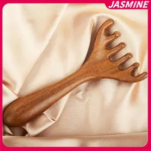 JASMINE Body Meridian Massageb Nhựa Hươu Gạc Răng Rộng Châm Cứu Giúp Chống Tĩnh Điện Tóc Mịn JASMINE
