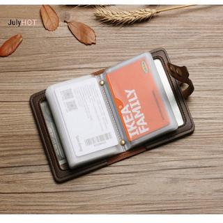 JULYHOT Thời Trang Da PU Nam 30 Bit Hộp Đựng Thẻ Kinh Doanh Thẻ Tín Dụng Hộ Chiếu Túi Đựng Thẻ ID Hộ Chiếu Thẻ Ví Massivedeals