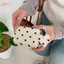 HFSHY Ví Da PU Chấm Bi Dễ Thương Có Mặt Dây Chuyền Trái Tim Đáng Yêu Dung Tích Lớn Ví Mỏng Phù Hợp Với Túi Đeo Ngang Nhỏ VN