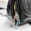 HFSHY Handmade Hạt Conch Mặt Dây Chuyền Móc Khóa Bohemian Dệt Dây Túi Thời Trang Trang Trang Trí Cho Nữ Sử Dụng Hàng Ngày Quà Tặng VN