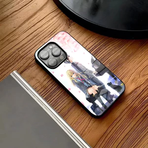 BK-1 Your Lie In April Ốp Điện Thoại IPhone 16 15 14 Pro 11 13 12 Mini 6 8 7 Plus Kính Thiết Kế Sang Trọng Cove