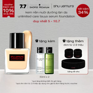 kem nền dạng serum nuôi dưỡng làn da rạng rỡ shu uemura unlimited care tsuya serum foundation