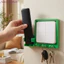 Giá đỡ móc bảng điều khiển công tắc ánh sáng JUNYUE88US, Giá đỡ điều khiển từ xa hình tay dày in 3D, Chống thấm nước Không cần khoan Công tắc nhựa Móc trang trí lối vào Tường phòng khách