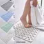 Thảm tắm DONOVANQQ, Thảm tắm cốc hút thân thiện với môi trường TPE, Thảm lót chân chống mài mòn Chống khuôn Chống trượt Thảm tắm lỗ tròn Phòng tắm