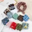 THEGIRL8B Khăn Vuông Vải Lanh Cotton, Khăn Buộc Tóc In Hình Khăn Lụa, Tất Cả Trận Đấu Phong Cách Mục Vụ Khăn Hoa Băng Đô Quấn Hoa Nữ