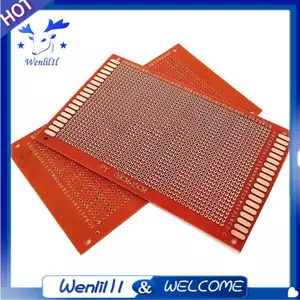 10 CÁI 9x15cm Nguyên mẫu một mặt PCB Bảng đa năng Circuirt Ban thử nghiệm Bakelite Tấm đồng