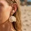 HFSHY Bohemian Conch Sao Biển Thả Bông Tai Nữ Không Gây Dị Ứng Vỏ Biển Tòn Ten Bông Tai Đi Biển Du Lịch Hàng Ngày Trang Phục VN