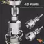 NOTE1 Bộ ren ống nhựa Pvc, 4 / 6 điểm Chủ đề bên trong / bên ngoài PPR Dụng cụ mở ống nước, Dụng cụ khai thác ống nước nhanh