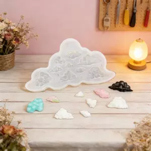 Stay Mini Hình Đám Mây Đồ Trang Sức Khuôn Silicon Tuyệt Vời Cho Các Dự Án Nghệ Thuật Nhựa Sáng Tạo Và Đồ Trang Trí Cá Tính
