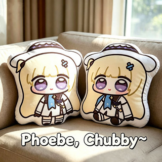 Gió hú Sóng Phoebe Chibi Đáng Yêu Sang Trọng Ném Gối Hoạt Hình Anime Merch Nhà Sofa Trang Trí Dễ Thương Hợp Thời Trang Anime Đồ Chơi Quà Tặng