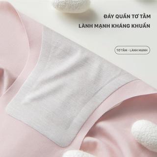 Quần Lót Su Nữ Băng Lạnh Không Đường May Đáy Tơ Tằm Kháng Khuẩn Unilove  Chống Lộ Viền Mùa Hè 3392