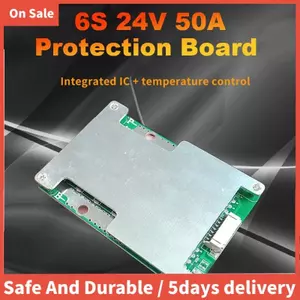 Bảng bảo vệ PCB 6S 24V 50A có cân bằng / tăng cường pin nguồn