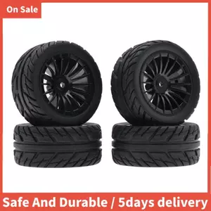 4 Bánh Xe Lốp Cao Su Cho SG1603 SG1604 SG1605 UD1601 UD1602 UD1603 UD1604 1 / 16 RC Xe Nâng Cấp Phần