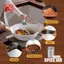 Bạc thép không gỉ loại ống bụi bụi bụi muối lắc lọ gia vị