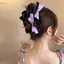 Thể Hiện Tính Khí Nơ Hai Mặt Kẹp Tóc Mũ Đội Đầu Cảm Thấy Kẹp Tóc Lớn Phụ Kiện Tóc Đầu Lưng Kẹp Cá Mập RGSW