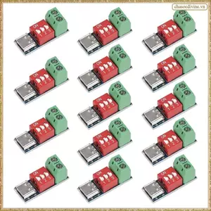 Dành cho Mô-đun bảng kích hoạt USB Type-C PD 5-20V, QC sạc nhanh 100W cho USB-C PD / QC Power Delivery 14 CÁI
