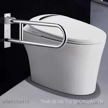 Tay vịn / thanh vịn Thanh vịn nhà tắm cho người già, chống trơn trượt, không rào cản, giá đỡ bồn cầu cho người khuyết tậ