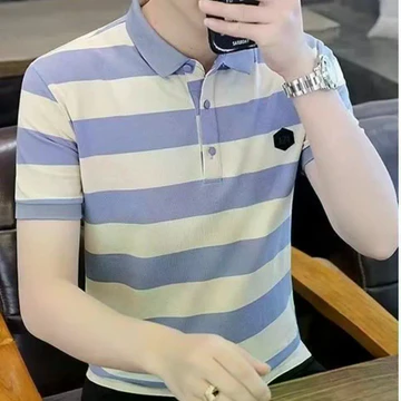 Áo Sơ Mi Polo Nam Mùa Hè Nam Ve Áo Polo Áo Thun Áo Thun Top Nam Áo Sơ Mi Polo Thời Trang Slim-fit