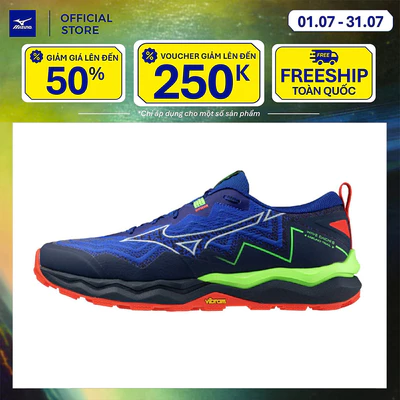 Giày Chạy Bộ Nam Mizuno Wave Daichi 9 - Xanh Dương - J1GJ257102