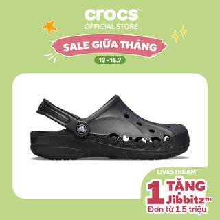 Giày Clog Unisex Crocs Baya - Black - 10126-001