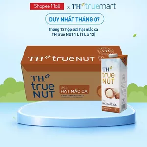 Thùng Sữa Hạt Mắc Ca TH true NUT milk 1L (12 Hộp)