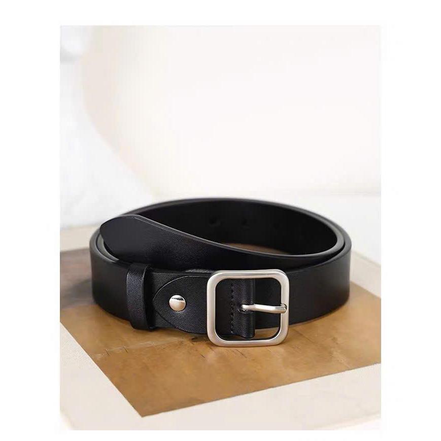 Thắt Lưng Nữ Bản Nhỏ Mặt Vuông Basic Nữ Style Ulzzang Hàn Quốc