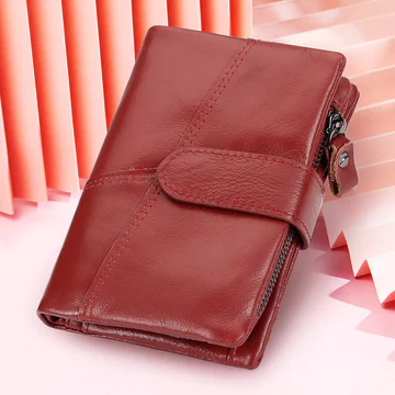 Women's Genuine Leather Long Wallet