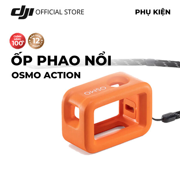 Ốp phao nổi màu cam cho DJI Osmo Action 6