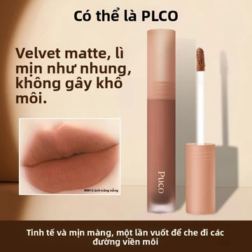 [Hàng mới về] Son môi PUCO / POCO Mousse Lip Mud Chống dính Lip Glaze Son môi làm trắng nhung không phai mờ