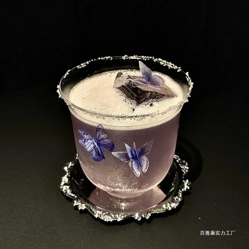 Khách sạn Cốc Nước Thương Mại Thủy Tinh Thủ Công Ngược Miệng Cốc Cocktail Thủy Tinh Champagne Thủy Tinh Brandy Nước ép Thủy Tinh Thủy Tinh