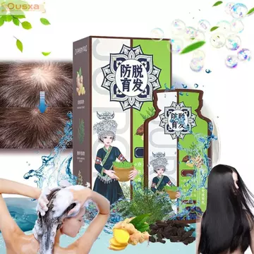 Dầu gội chống rụng tóc OUSXA, Dầu gội dưỡng ẩm bổ sung làm dày tóc Dầu gội chiết xuất thực vật gừng, làm sạch sâu thúc đẩy phục hồi tăng trưởng tóc Dầu gội chăm sóc tóc hư tổn