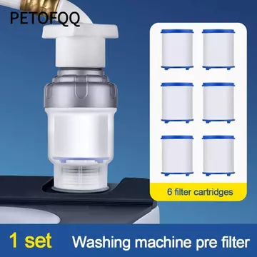 PETOFQQ Bộ lọc nước phía trước nước máy, Đầu ra máy lọc Bộ lọc vòi bếp đa năng, Bộ lọc vòi hoa sen lọc trước bền bỉ Phụ kiện phòng tắm gia đình