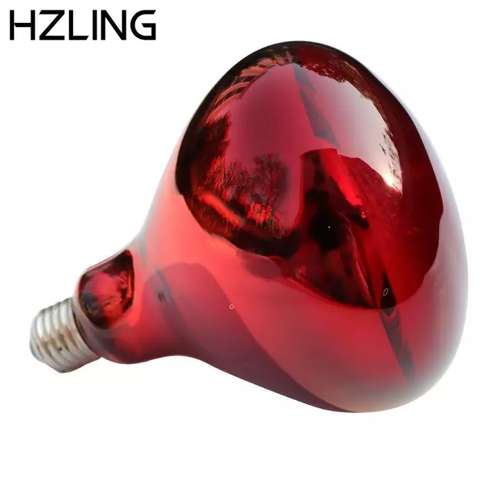 Hzling 1 Bóng đèn trị liệu sưởi ấm hồng ngoại, Bóng đèn vật lý trị liệu 275W GB, Mặt sau Đèn vật lý trị liệu 220V có thể điều chỉnh Chăm sóc cơ thể
