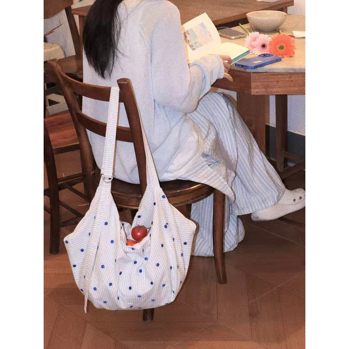 Women's Korean-Style Canvas Handbag – Large, Mini, for Work – 6