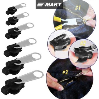 Newwellknownepic 6 Chiếc Dây Kéo Đa Năng Sửa Chữa Dây Kéo Bộ Dụng Cụ Sửa Chữa Thay Thế Zip Thanh Trượt Cho DIY May VN