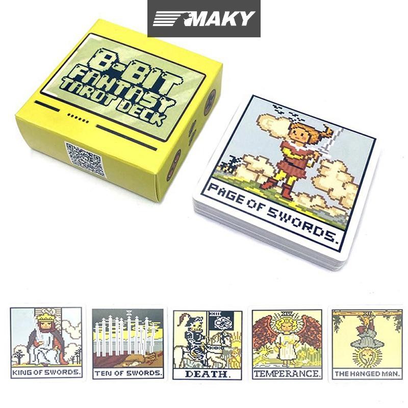 Newwellknownepic 1Box 8 Bit Fantasy Deck Card Tiên tri Bói toán Gia đình Đảng Board Game VN