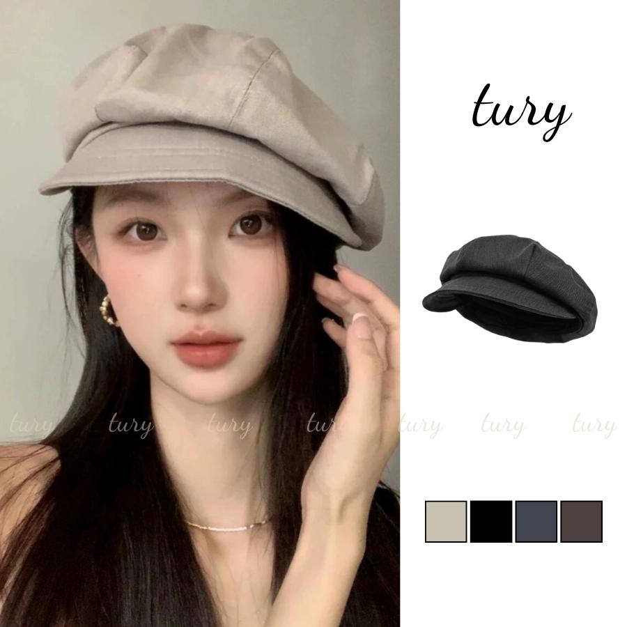 Mũ Beret Nữ - Tury - Mũ Nồi Trơn Phong Cách Hàn Quốc Màu Sắc Cổ Điển - MN063