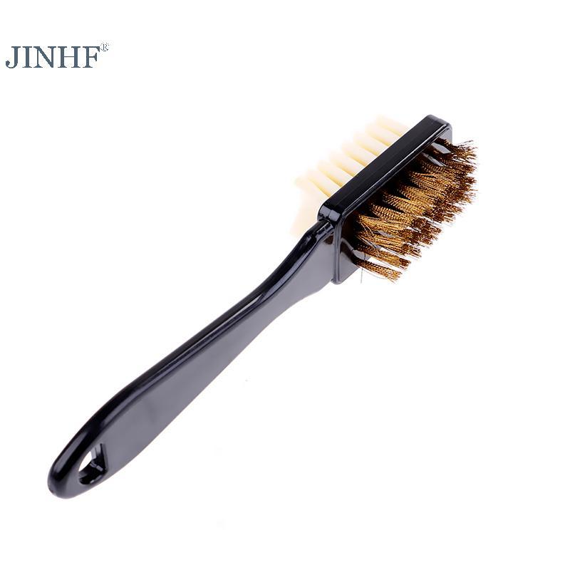 Bàn chải làm sạch 2 mặt JINHF Tẩy cao su Phù hợp cho giày da lộn Boot Cleaner HOT